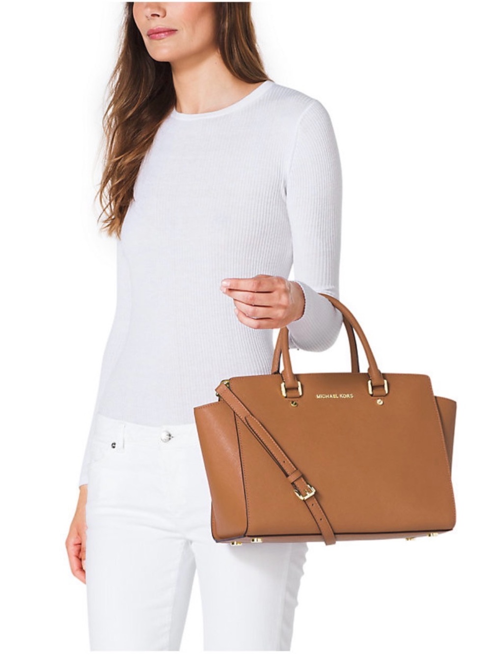 Michael Kors Large Saffiano Leather Purse